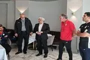 دیدار سفیر ایران در اتریش با ملی‌پوشان فوتبال
