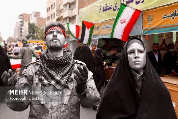 راهپیمایی یوم الله ۱۳ آبان در تهران/گزارش تصویری