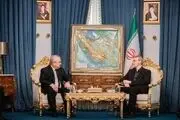 تصویر دیدار نماینده ویژه پوتین با لاریجانی