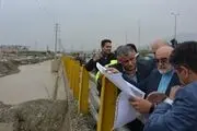 بازدید قاضی سراج از مناطق سیل‌خیز تهران