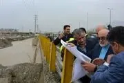 بازدید قاضی سراج از مناطق سیل‌خیز تهران