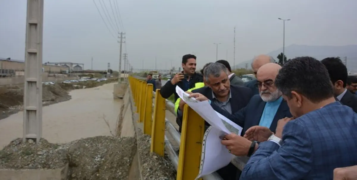 بازدید قاضی سراج از مناطق سیل‌خیز تهران