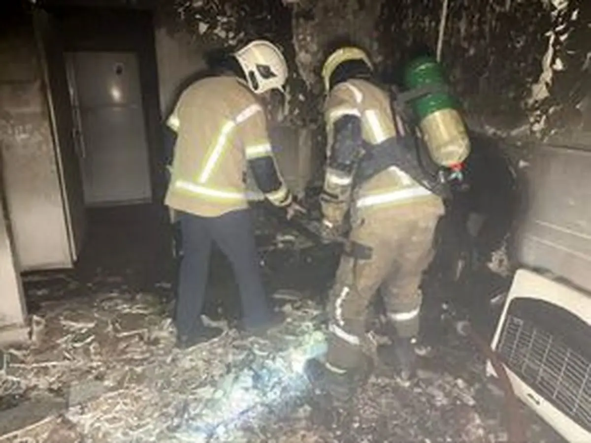 آتش سوزی مرگبار مکانیکی در مشیریه تهران