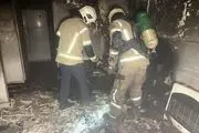 آتش سوزی مرگبار مکانیکی در مشیریه تهران
