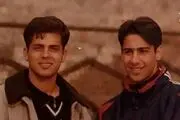 عابدزاده در کنار یک استقلالی که بعدها به آمریکا رفت +عکس