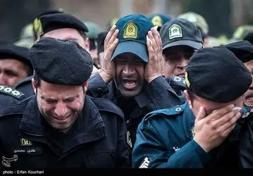 تشییع شهدای پلیس تهران