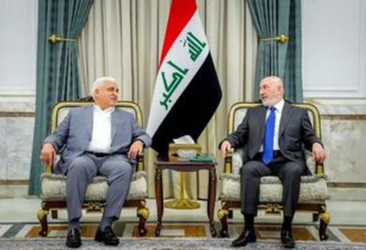 دیدار فالح الفیاض و رئیس‌جمهور عراق