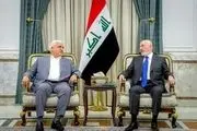 دیدار فالح الفیاض و رئیس‌جمهور عراق