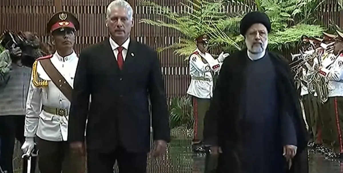رئیسجمهور کوبا از آیتالله رئیسی استقبال کرد