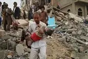 بمباران بیش از ۵۰ بار مناطق مختلف یمن توسط جنگنده‌های متجاوز سعودی-آمریکایی
