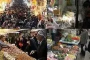 بازار شیراز در ایام نوروز/ عکس