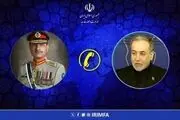 گفتگوی تلفنی وزیر امور خارجه و فرمانده ارتش پاکستان