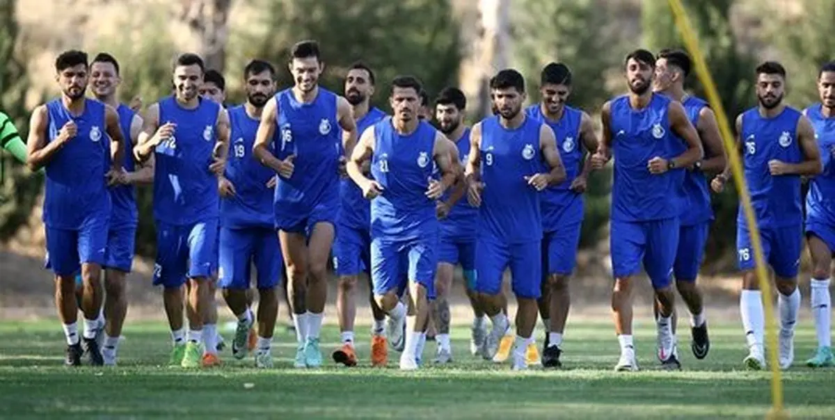 اولین تمرین ژستد با آبی پوشان
