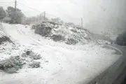 بارش برف پائیزی در کلیبر / گزارش تصویری