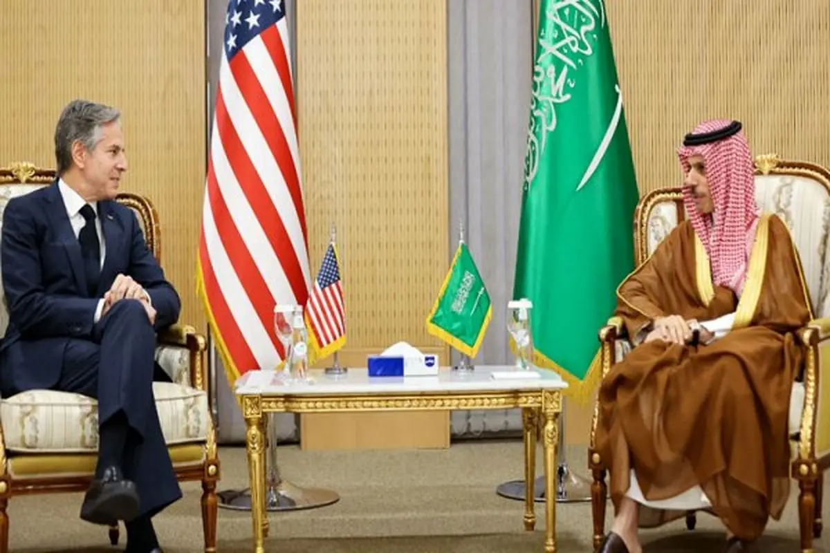 رایزنی وزیر خارجه آمریکا با بن فرحان درباره غزه