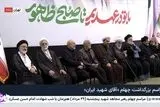 حضور خانواده رهبر شهید در کنار روسای قوا 