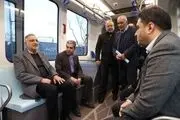 شهردار تهران، اولین مسافر تراموای چرخ لاستیکی