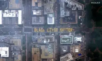 ترسیم «زندگی سیاه‌پوستان اهمیت دارد» بر خیابان منتهی به کاخ سفید
