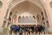 چهارمین قطار گردشگری اروپایی به کاشان رسید
