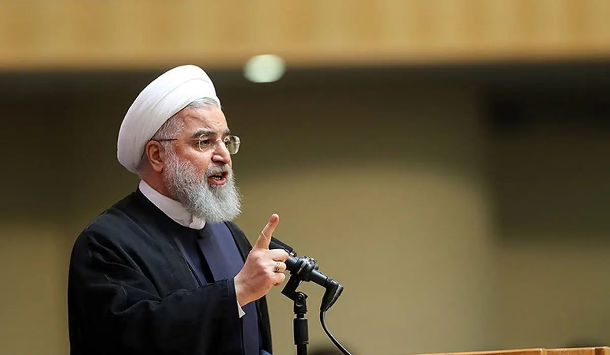 شانتاژ روزنامه دولت علیه موضع قاطع روحانی مقابل ترامپ!
