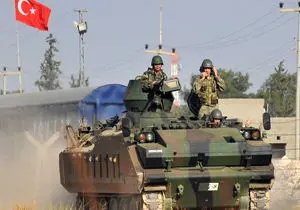 
حملات توپخانه ای ارتش ترکیه علیه مواضع ارتش سوریه
