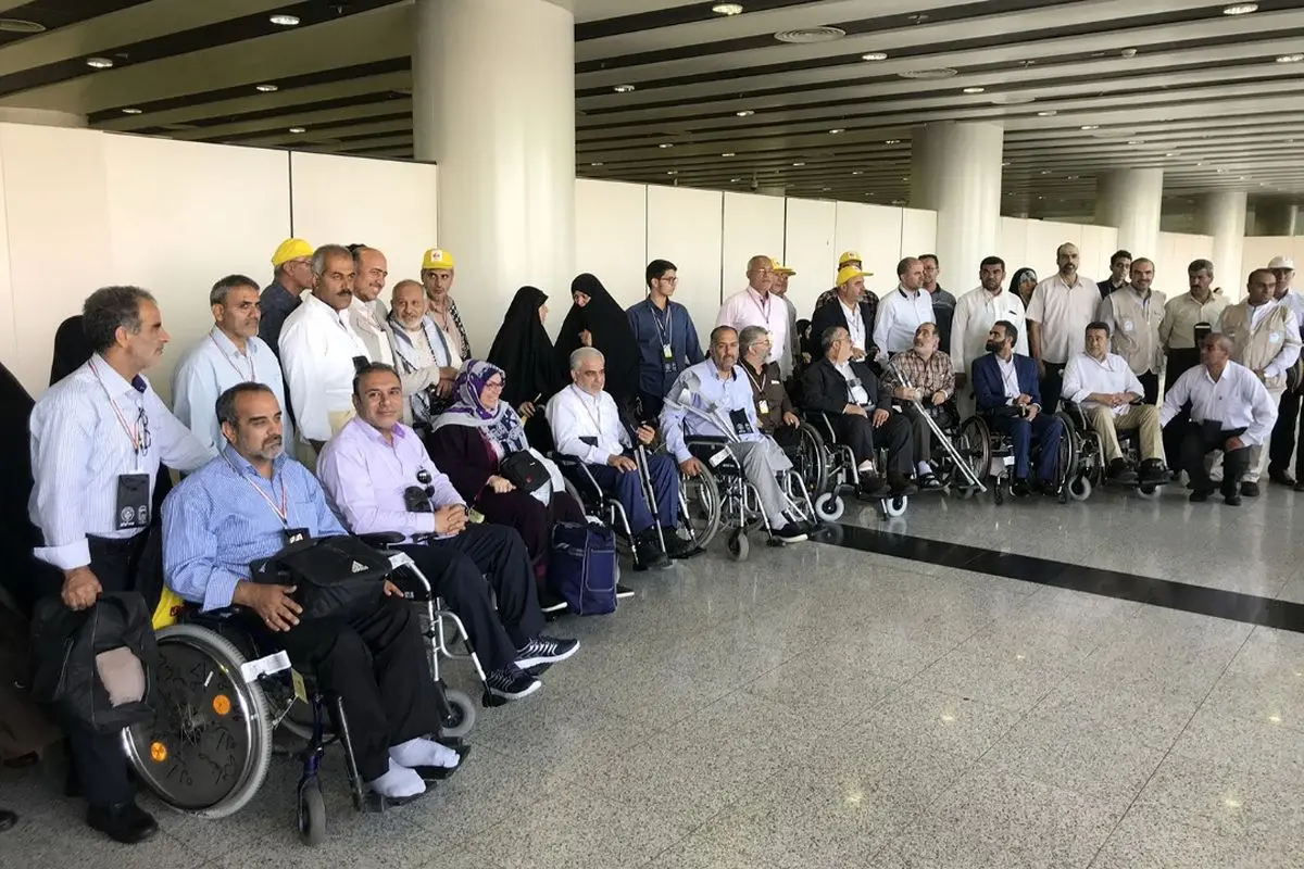 کاروان جانبازان وارد مکه شد