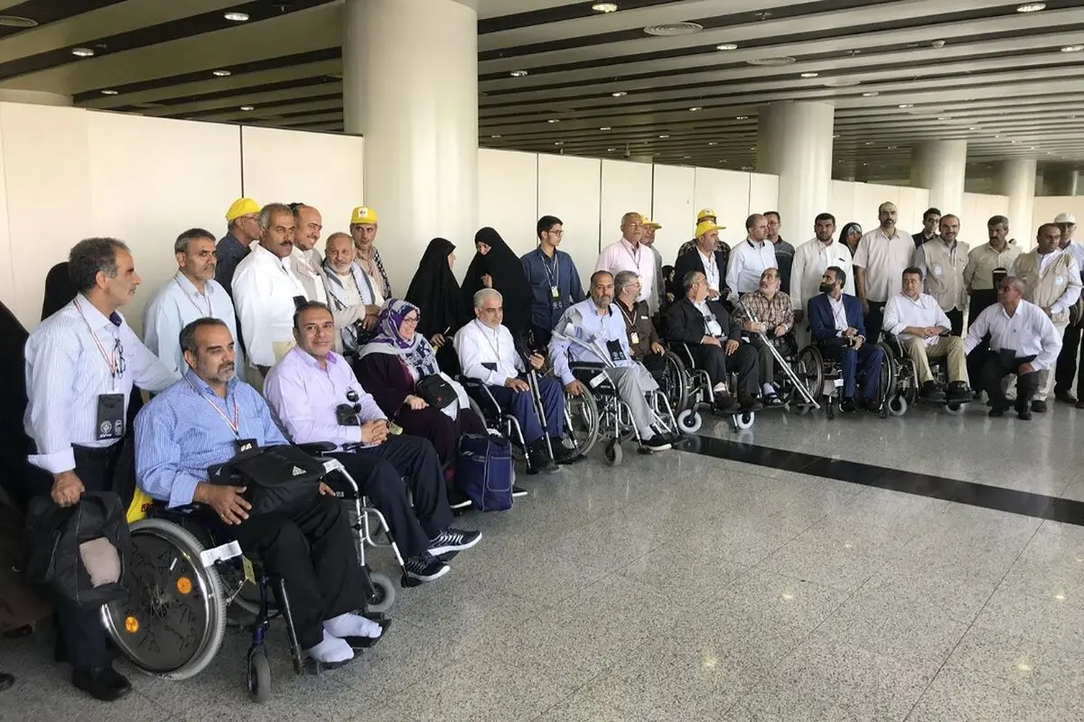 کاروان جانبازان وارد مکه شد