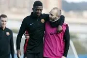 بازگشت عثمان دمبله به تمرینات بارسلونا