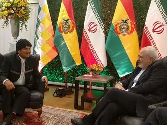 دیدار ظریف با رئیس‌جمهور بولیوی