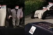 اقامه نماز رهبر معظم انقلاب بر پیکر علامه حسن زاده آملی
