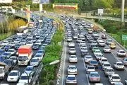 وضعیت ترافیک معابر بزرگراهی تهران در اولین روز خرداد ماه ۱۳۹۸