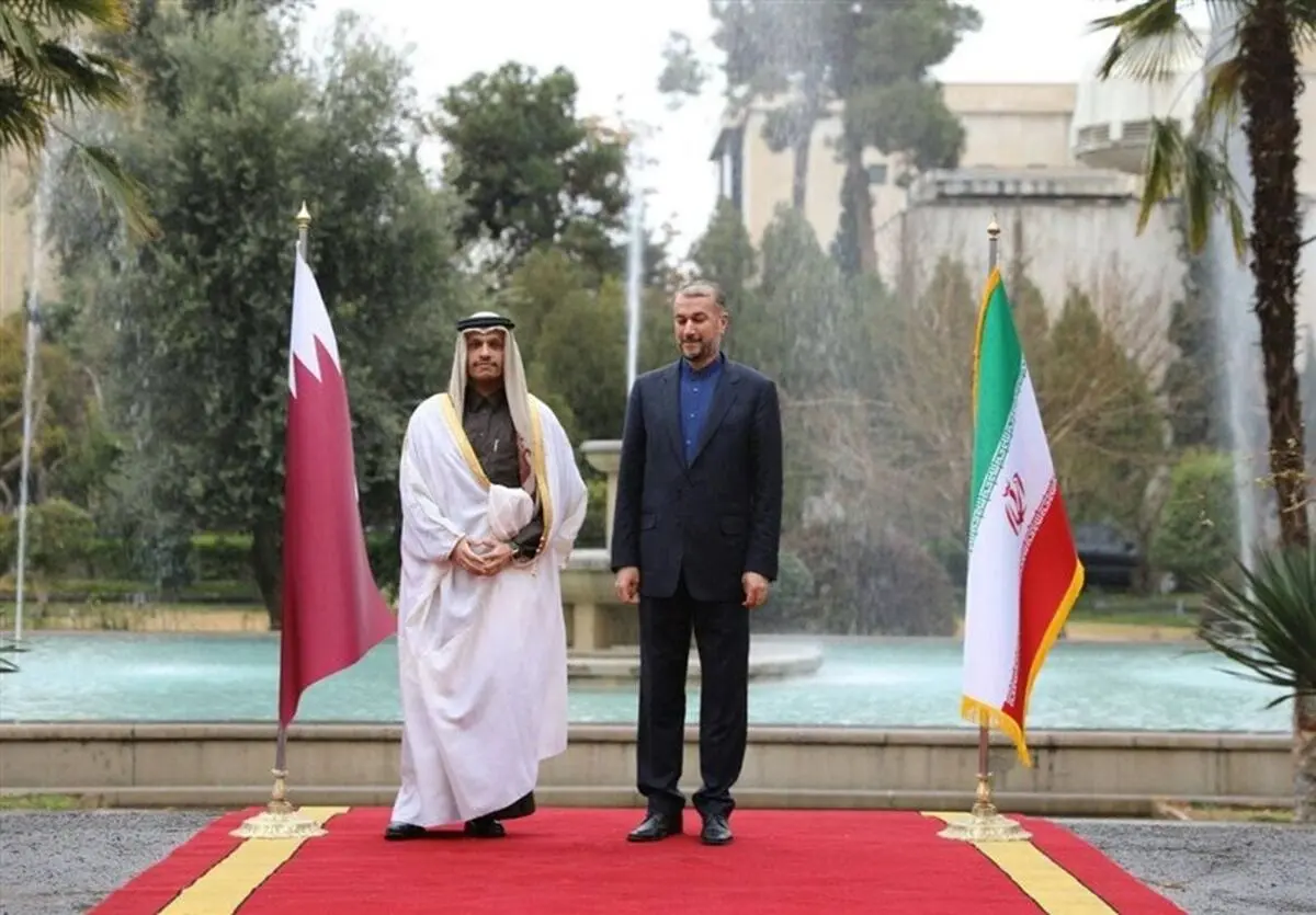 وزیر خارجه قطر با امیرعبداللهیان دیدار می‌کند