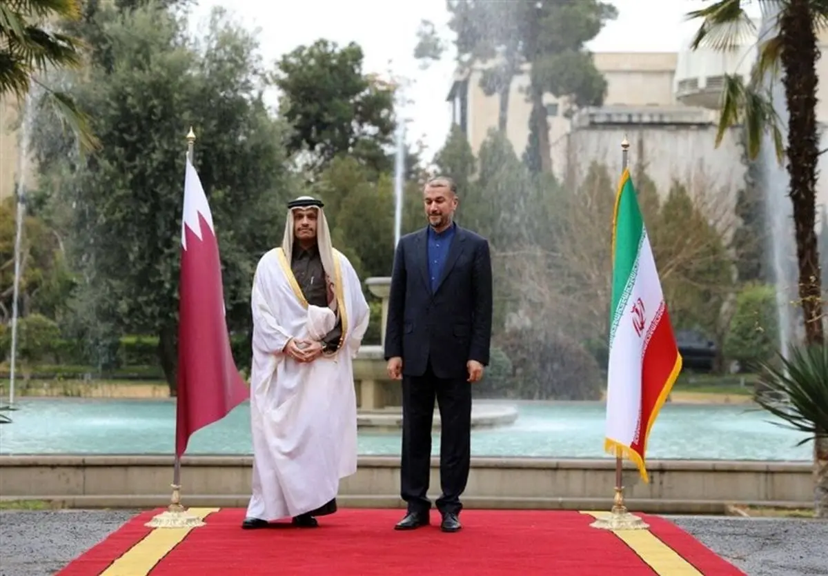 وزیر خارجه قطر با امیرعبداللهیان دیدار می‌کند