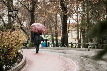 هوای بارانی امروز تهران 