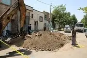 آغاز نصب انشعابات فاضلاب کوی صفا 

