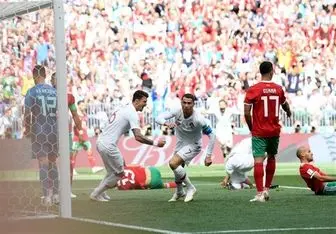 
پرتغال ۱ - مراکش ۰ / رونالدو یک تنه پرتغال را به صدر گروه دوم رساند

