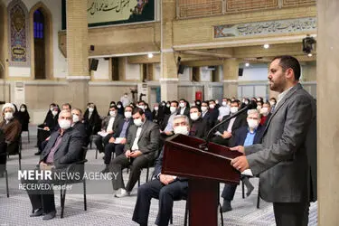 دیدار جمعی از نخبگان و استعدادهای برتر علمی با رهبر معظم انقلاب