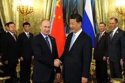 تاکید پوتین بر گسترش روابط نظامی روسیه و چین