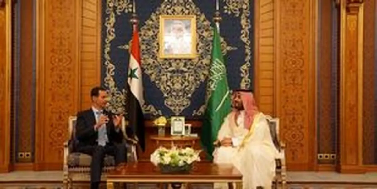 دیدار بشار اسد و ولیعهد سعودی