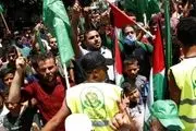اعتراض به طرح اشغال کرانه باختری با تشکیل زنجیره انسانی در غزه 
