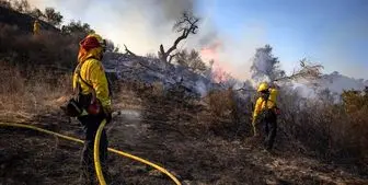 ادامه آتش‌سوزی‌ها در ایالت کالیفرنیا
