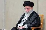 تصاویر رهبر انقلاب در مراسم عزاداری شهادت امام رضا(ع)