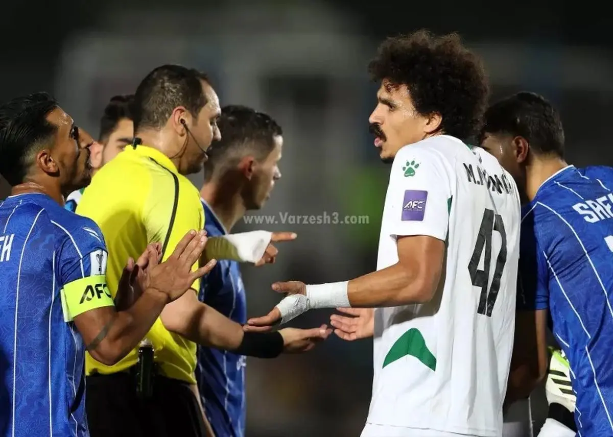 سوت حساس نماینده ایران به دست داور مشهور عربستانی