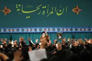 لباس جالب زنان در دیدار امروز با رهبری+ ببینید
