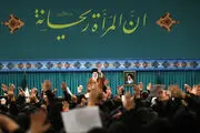 لباس جالب زنان در دیدار امروز با رهبری+ ببینید
