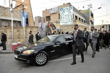کاروان اسکورت پاپ در عراق