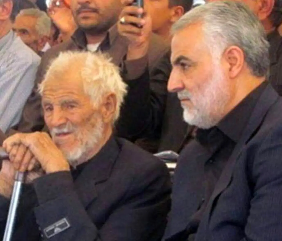 آغاز مراسم تشییع پیکر پدر سردار سلیمانی