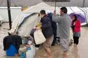  وضعیت اسف‌بار چادرهای زلزله‌زدگان/ عکس