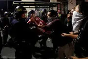دستگیری معترضین به انتخابات در لس آنجلس