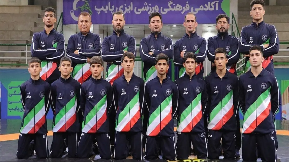 
قهرمانی تیم ایران در کشتی فرنگی نونهالان آسیا
